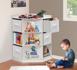 Folding Nursery Basket/Storage Cube Blue Gingham 841 by Badger Basket -  Kid's Bookcases & Storage at SimplyKidsFurniture