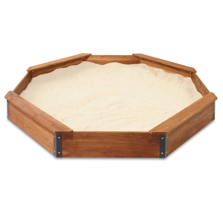Octagon Sandbox XL with Liner and Cover - Badger Basket
