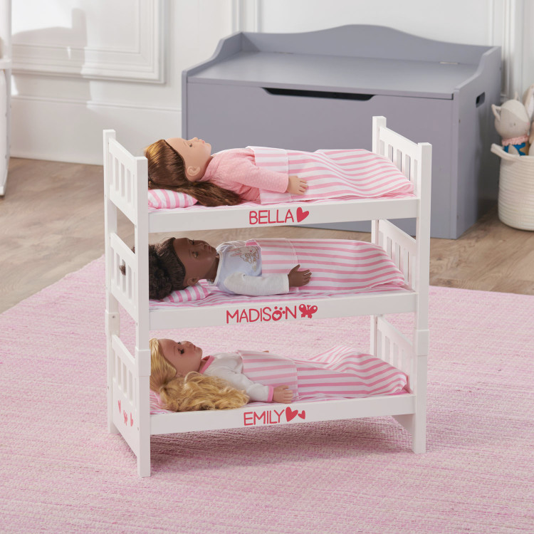 18 Inch Doll American Girl Doll Bunk Bed With Desk American Girl
